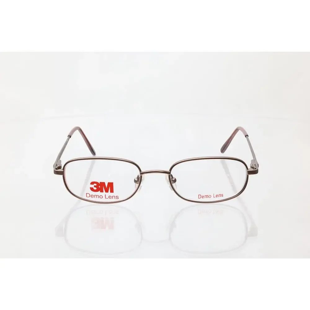 3M DT-3 Brown Satin 50-18-140mm Eyeglass FRAMES ONLY - NEW/WITHOUT TAGS